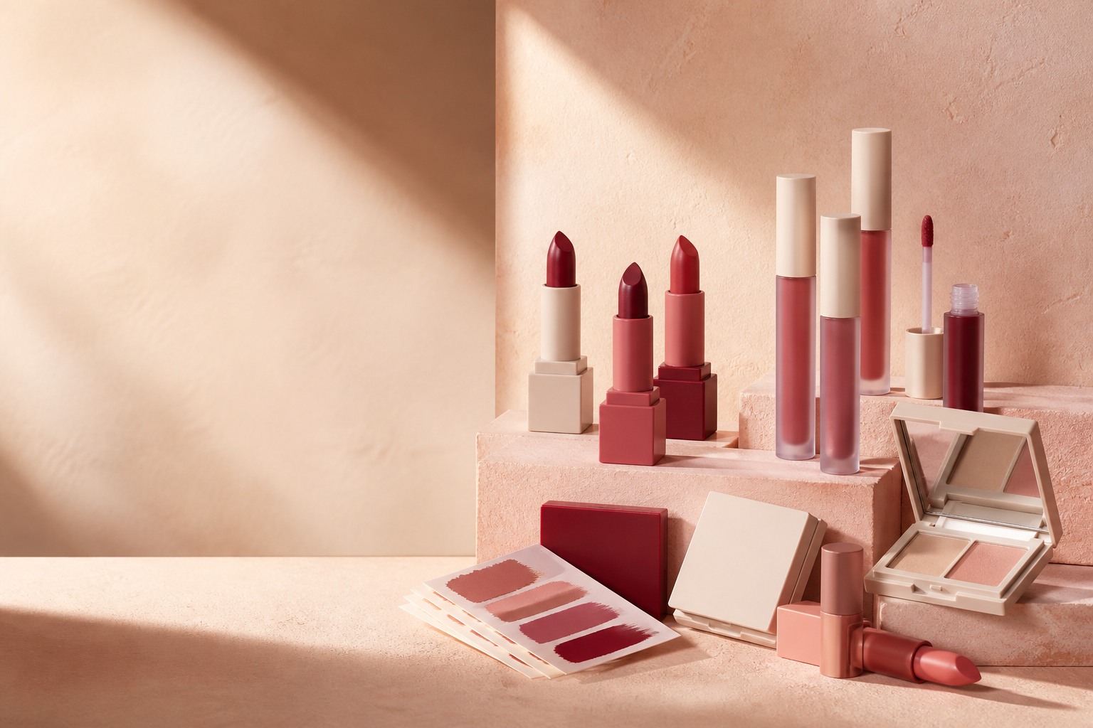 Unbranded private label color cosmetics packaging concepts