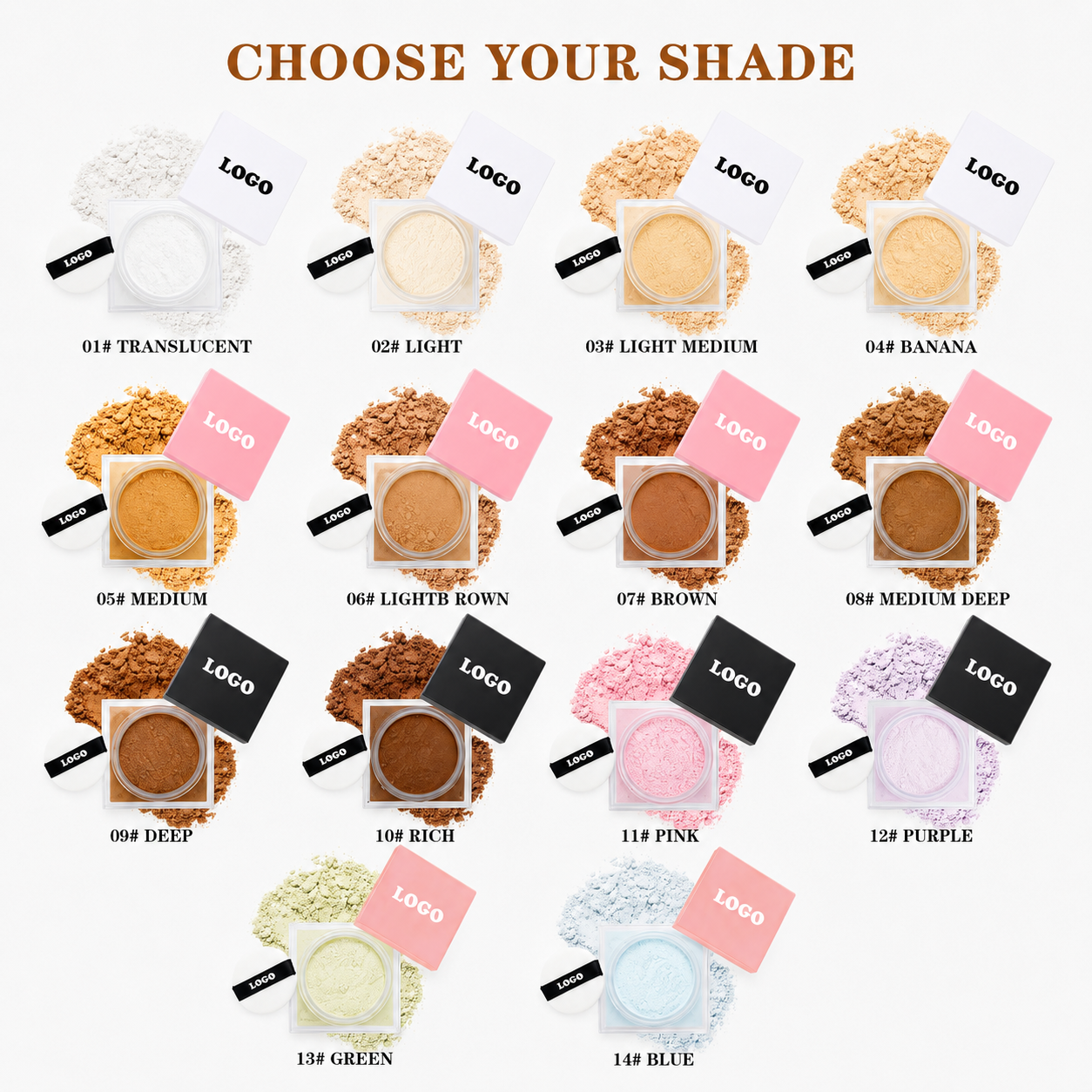 Loose Setting Powder product reference for B2B beauty sourcing 2